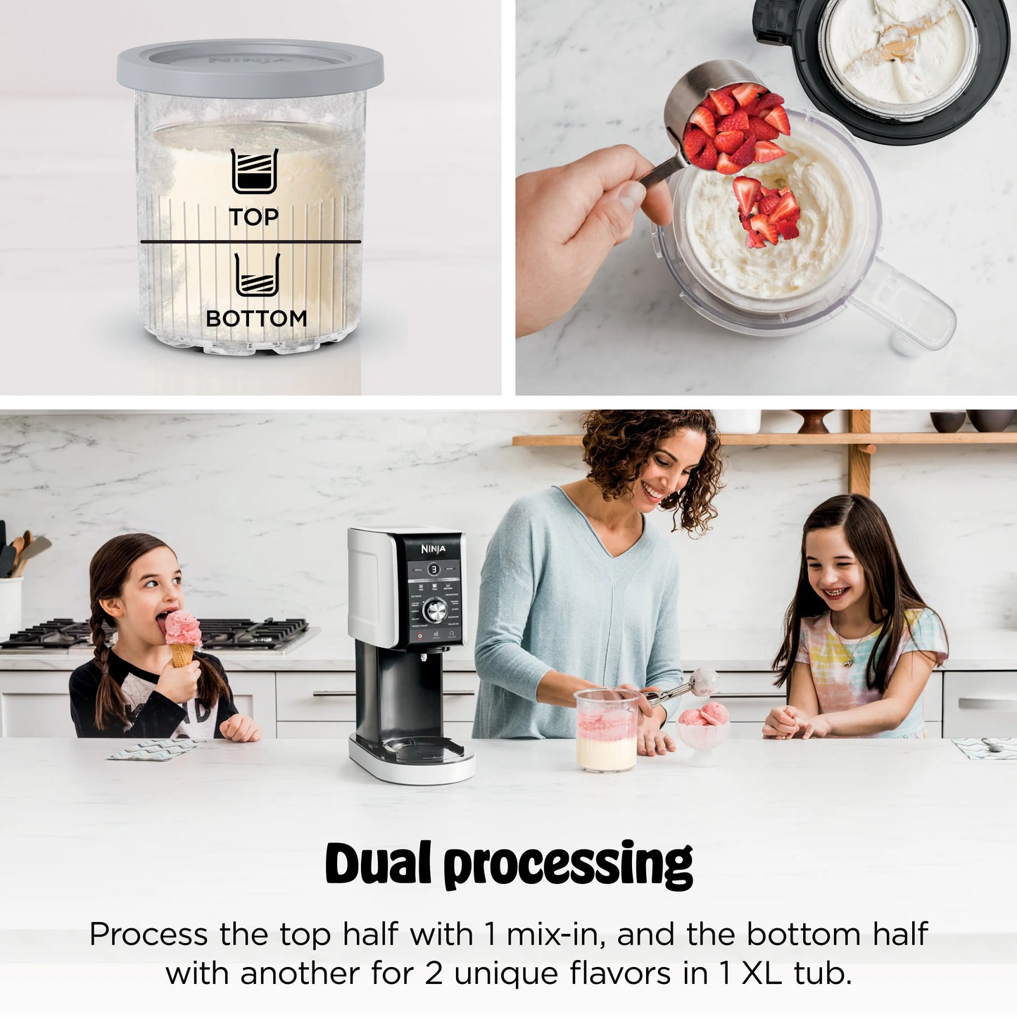 Ninja CREAMi XL Deluxe 11-in-1 Ice Cream and Frozen Treat Maker - NC501