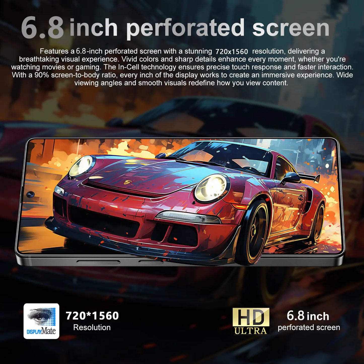 Unlocked 6.67" Smartphone | Dual SIM, 4GB+32GB Expandable – 8-Core Processor, 13MP Camera for Everyday Use