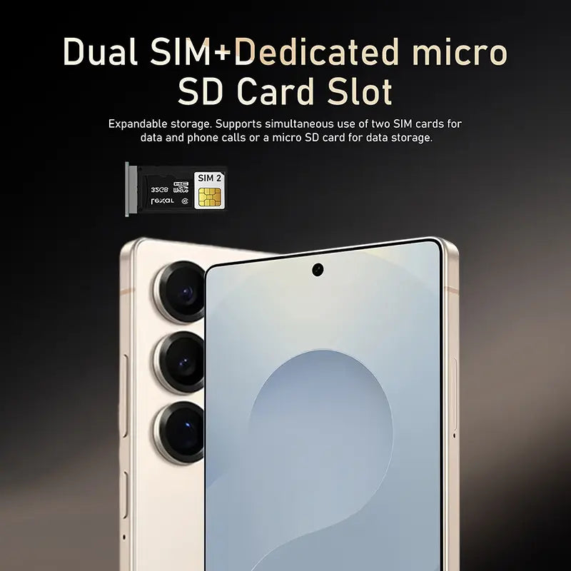 Unlocked 6.67" Smartphone | Dual SIM, 4GB+32GB Expandable – 8-Core Processor, 13MP Camera for Everyday Use